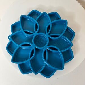 SodaPup Blue Mandala eTray Durable Slow Feeder